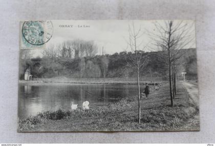 Cpa 1906, Orsay, le lac, Essonne 91