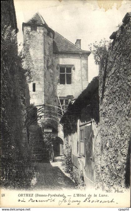 CPA Orthez L Hotel de La Lune