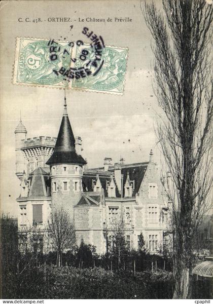 CPA Orthez Le Chateau de Preville