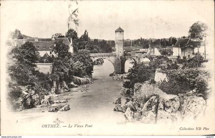 CPA Orthez Le Vieux Pont