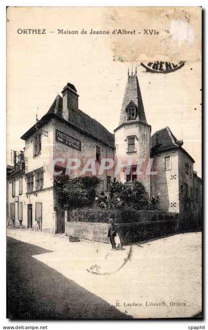 CPA Orthez Maison de Jeanne d Albert