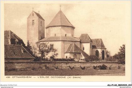 ALLP1-0008-68 - OTTMARSHEIM - L'église Octogone