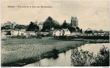CPA  Carte Postale France  Oudon  Vue prise de la gare des Marchandises    VM108139ok