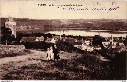 CPA OUDON - La Loire et une partie du BOURG (587926)