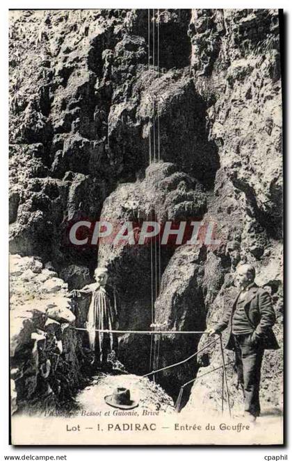 CPA Padirac Entree du Gouffre