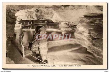 Padirac CPA lac des grands gours