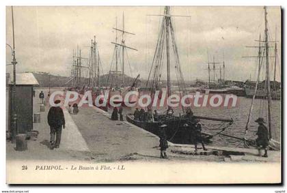 CPA PAIMPOL bassin à Flot