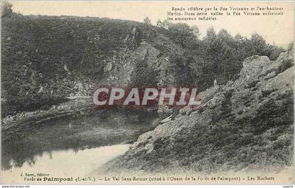 CPA Foret de paimpont L et V Le val sans retour situe  l'ouest de la Foret de paimpont
