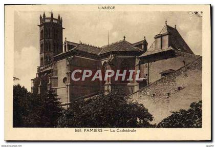 CPA Pamiers La Cathedrale