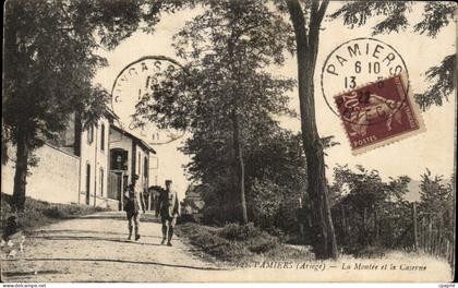 Pamiers CPA La montee et la caserne