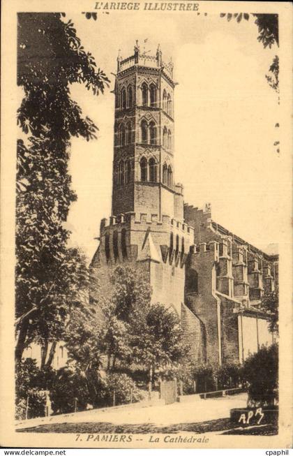 Pamiers - La Cathedrale - CPA