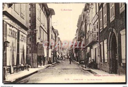 Pamiers - La Rue Major - CPA