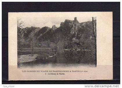 81 PAMPELONNE (environs) Chateau de Thuriès, Ruines, Gorges du Viaur, Pampelonne à Tanus, ed ?, 1909
