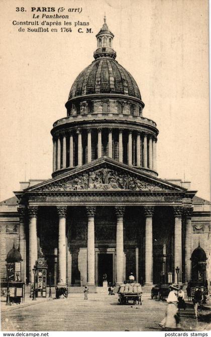 Paris, Le Pantheon, 1920 nach Wien versandt