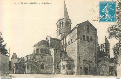 CPA Paray le Monial La Basilique