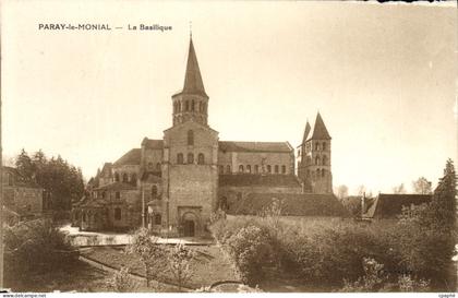 CPA Paray le Monial La Basilique