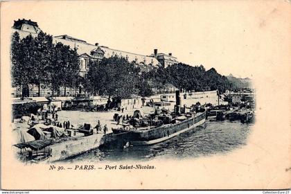 (02/10/25) 75-CPA PARIS - 1er ARRONDISSEMENT - PORT SAINT-NICOLAS