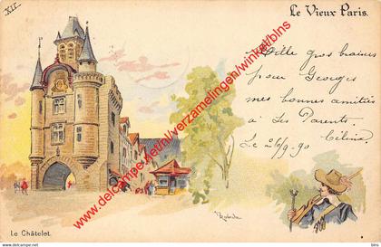 Le Châtelet - 1900 - Le Vieux Paris - ROBIDA - Paris I - (75) Paris
