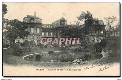CPA Paris Square et mairie du temple