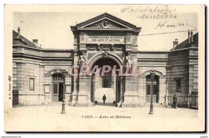 Paris - 3 - Arts et Metiers - CPA