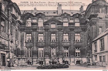 75 - PARIS 04 -  hotel Lamoignon