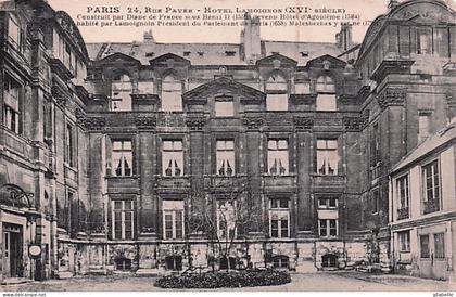 75 - PARIS 04 -  hotel Lamoignon