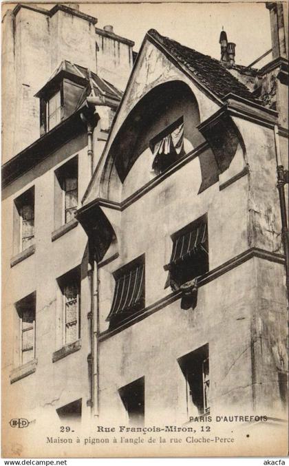 CPA PARIS 4e 12, Rue Francois-Miron (978863)