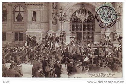 Dép 75 - Q893 - Familles Royales - Paris - Arrondissement: 04  - Arrivée du Lord Maire à Paris - A l´hôtel de ville