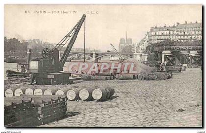 Paris CPA Port Henri IV