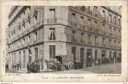 CPA PARIS 5e 10, rue malabrnahce Librarie delagrave (1393544)