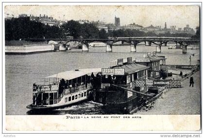 75 PARIS 06 LA SEINE AU PONT DES ARTS