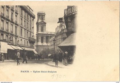 CPA Paris Eglise Saint-Sulpice