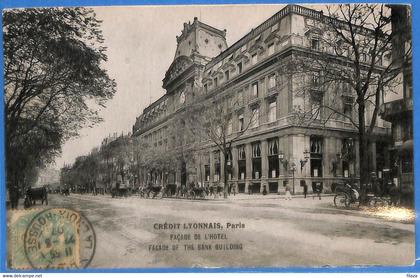 75 - 07 - Paris - Credit Lyonnais - Facade de l'Hotel (N9491)