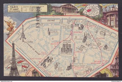 FRANCE, Postcard, Paris, The 7th arrondissement