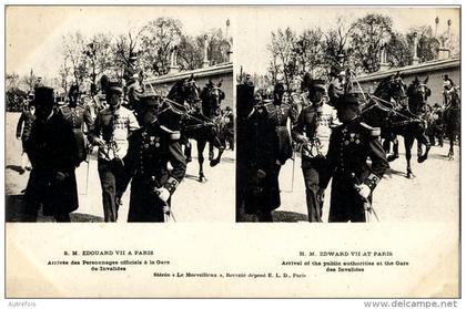 PARIS 07 °  -  CARTE STEREO  -  EDOURD VII A PARIS