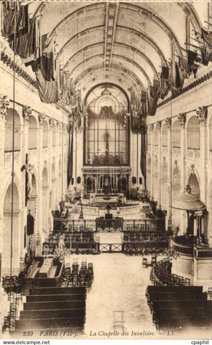 Paris CPA Invalides Chapelle
