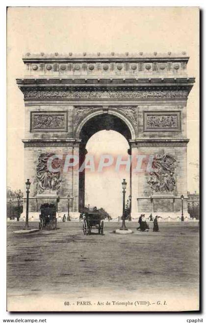 CPA Paris Arc de Triomphe VIII