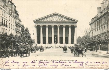Paris CPA Eglise de la Madeleine