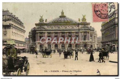 Paris CPA Place de l'opera