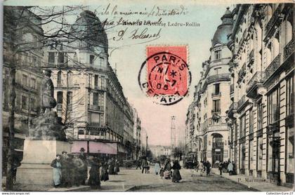 (02/10/25) 75-CPA PARIS - 11ème ARRONDISSEMENT - L'AVENUE LEDRU-ROLLIN