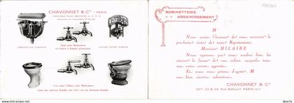 CPA PARIS 11e 20, Rue Bréguet CHAVONNET et Cie Advertisement (1393813)