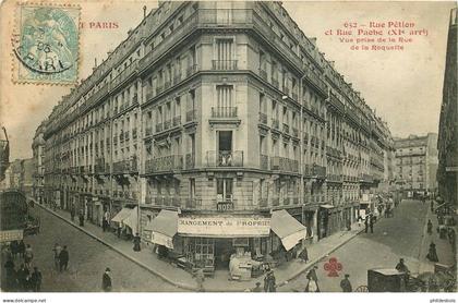 PARIS  11 eme arrondissement  TOUT PARIS  rue Petion et rue Pache