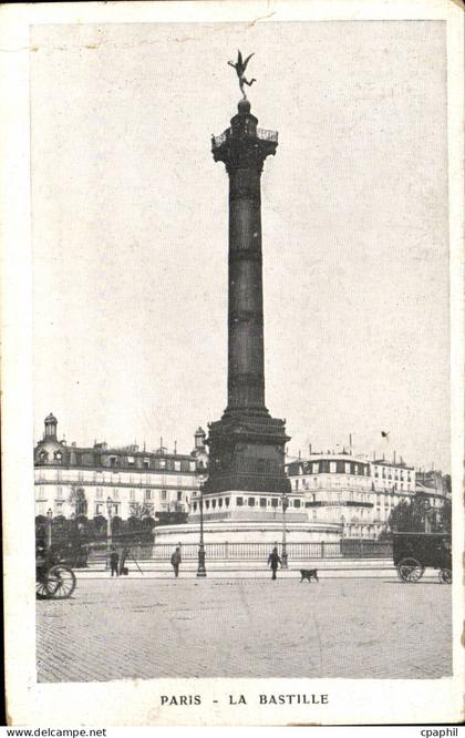 Paris - 11 - Place de la Bastille - CPA