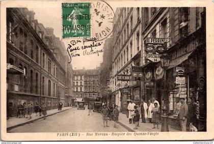 (02/10/25) 75-CPA PARIS - 12ème ARRONDISSEMENT - RUE MOREAU - HOSPICE DES QUINZE-VINGTS