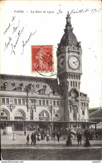 Paris - 12 - Gare du Lyon - CPA
