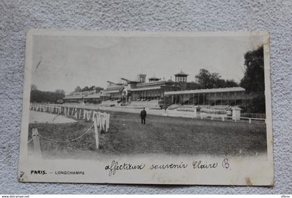 Cpa 1904, Longchamps, Paris 75, 16ème