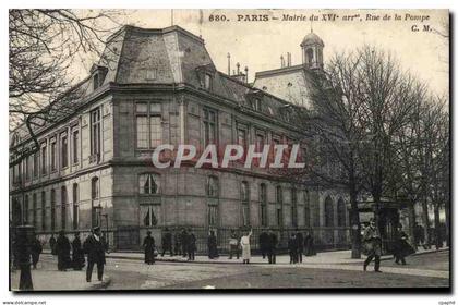 Paris - 16 - Mairie de XVI arrondissement - Rue de la Pompe - CPA