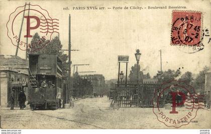 La Porte de Clichy, Boulevard Bessières  PARIS