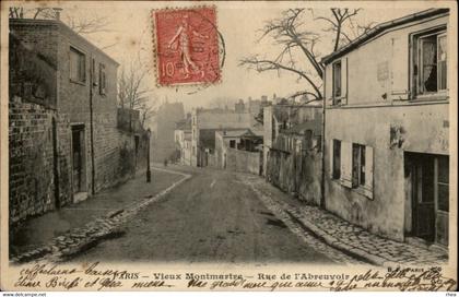 75 - PARIS - arrondissement 18 - Rue de l'Abreuvoir - Montmartre