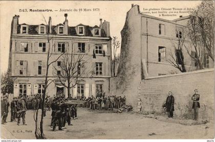 CPA PARIS 18e - Jurnée du 18 Mars 1871 (59491)